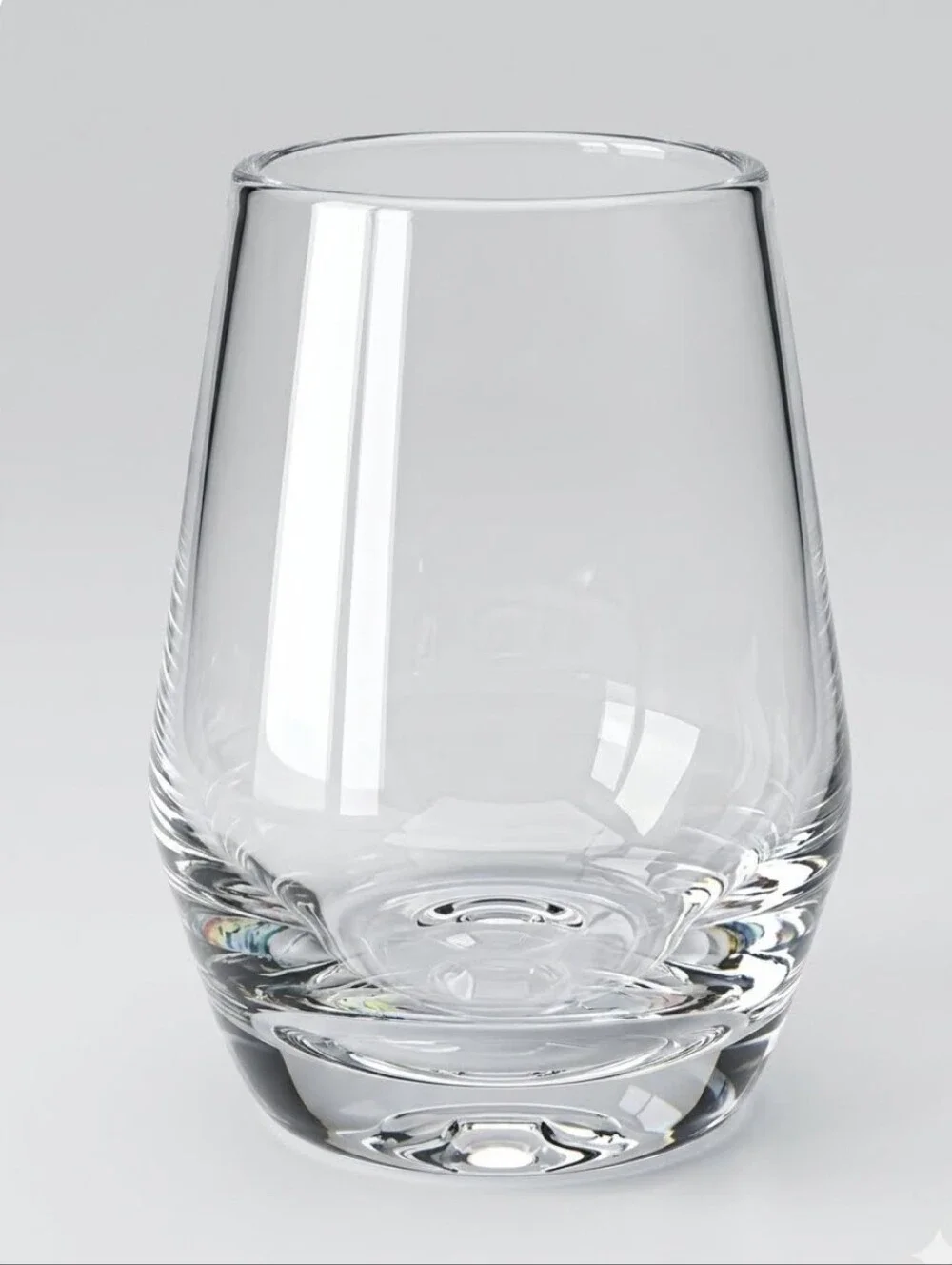Simon Pearce Clear Bristol Stemless Tumbler With Box & Pouch